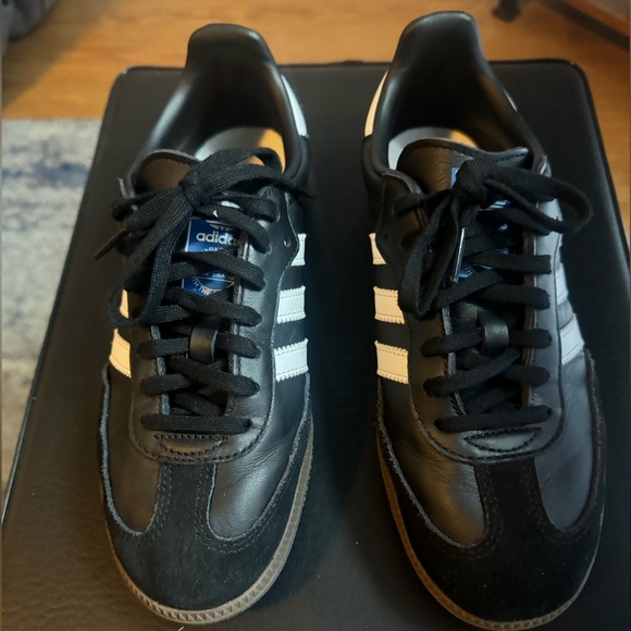 ADIDAS ORIGINALS BLACK SAMBA OG CASUAL SHOES SNEAKERS 6M / 7.5M / 38.5 EU - Picture 5 of 10
